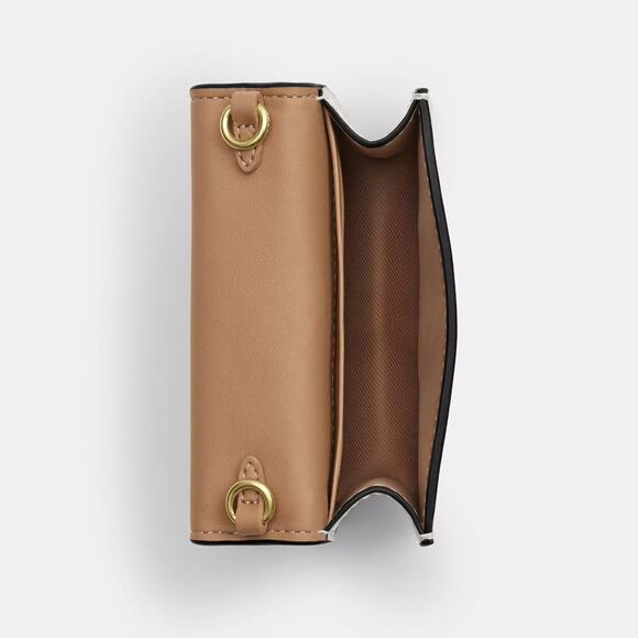 🎁 Coach Boxed Mini Wallet On A Chain With Star Print - Picture 3 of 7